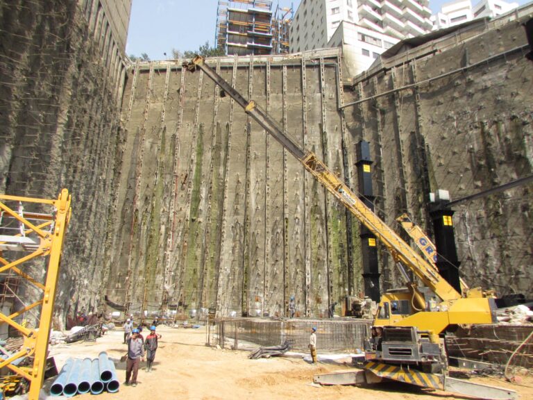 دیوار برلنی در پروژه فرمانیه-شرکت ژئوسازه